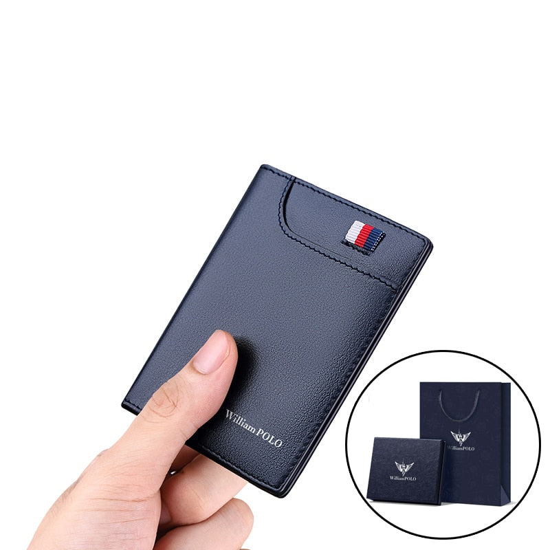 Carteira de Couro Slim Willian Polo