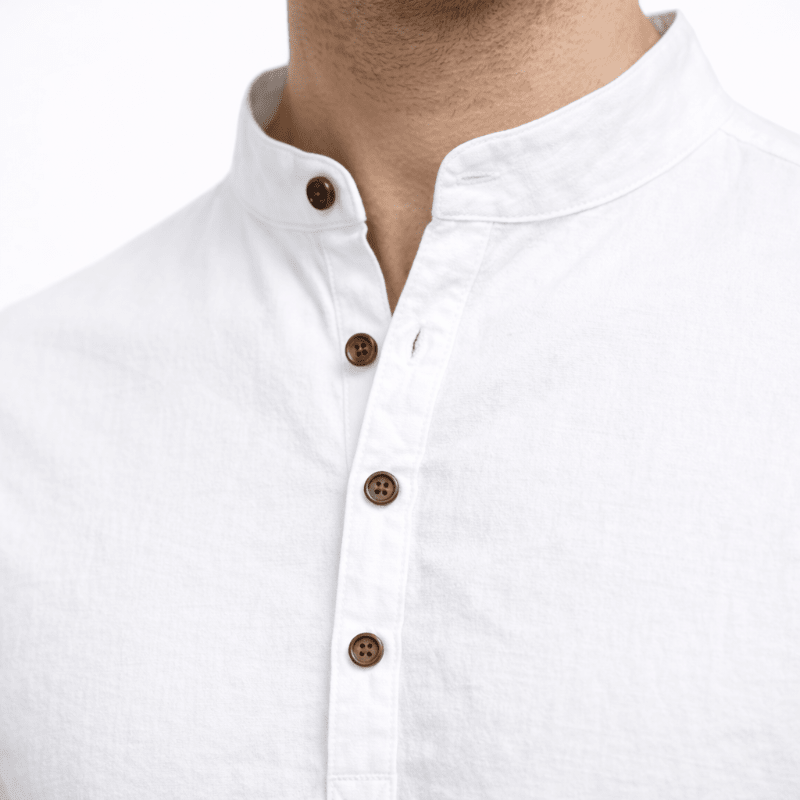 Camisa Polo Masculina Linho Saint Vizencci