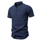 Camisa Polo Masculina Linho Saint Vizencci