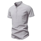 Camisa Polo Masculina Linho Saint Vizencci